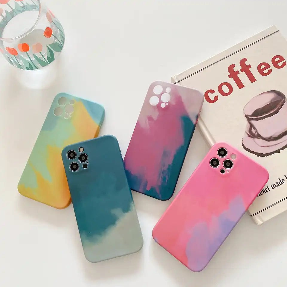 Watercolor Art Case for iPhones
