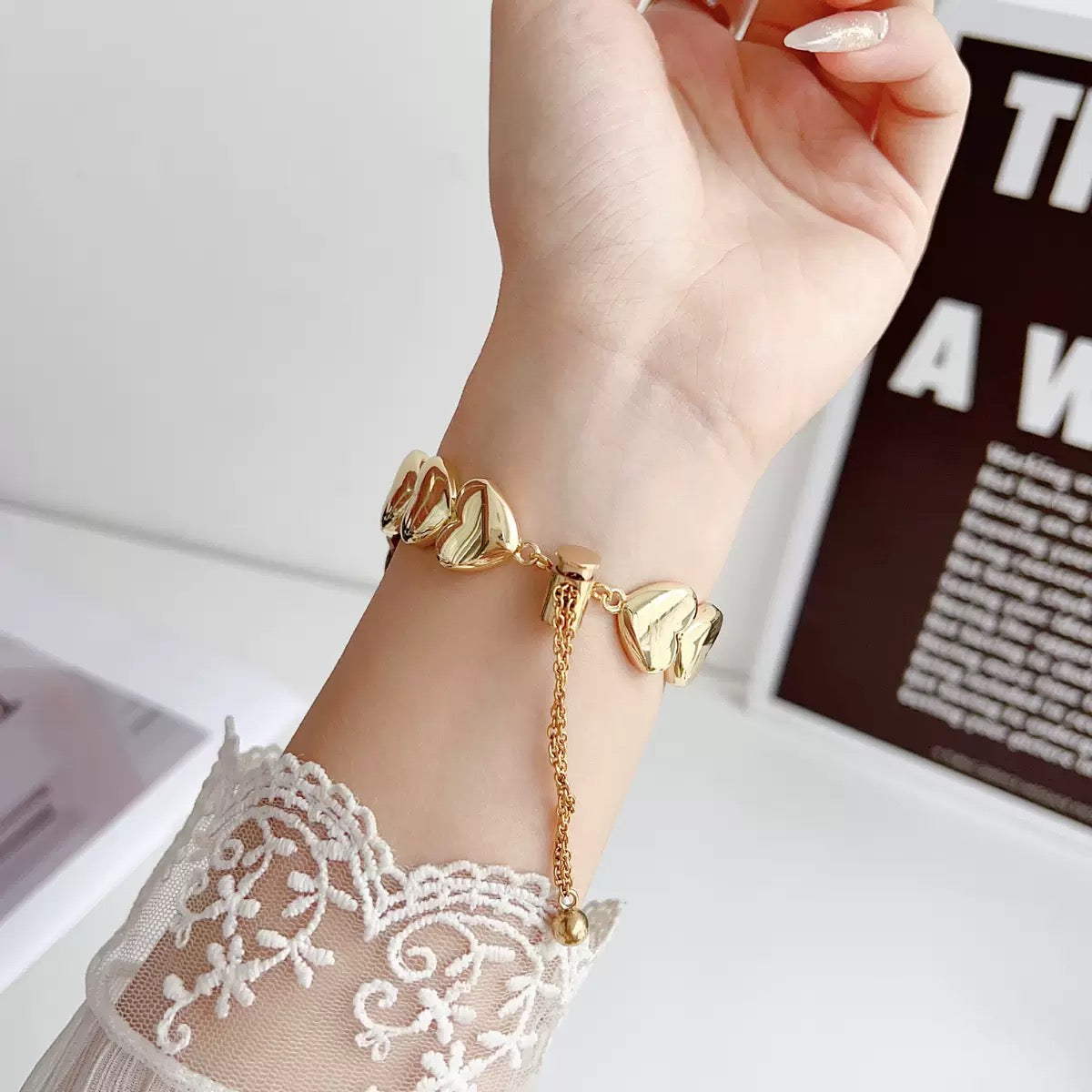 Heart shape Chain Strap