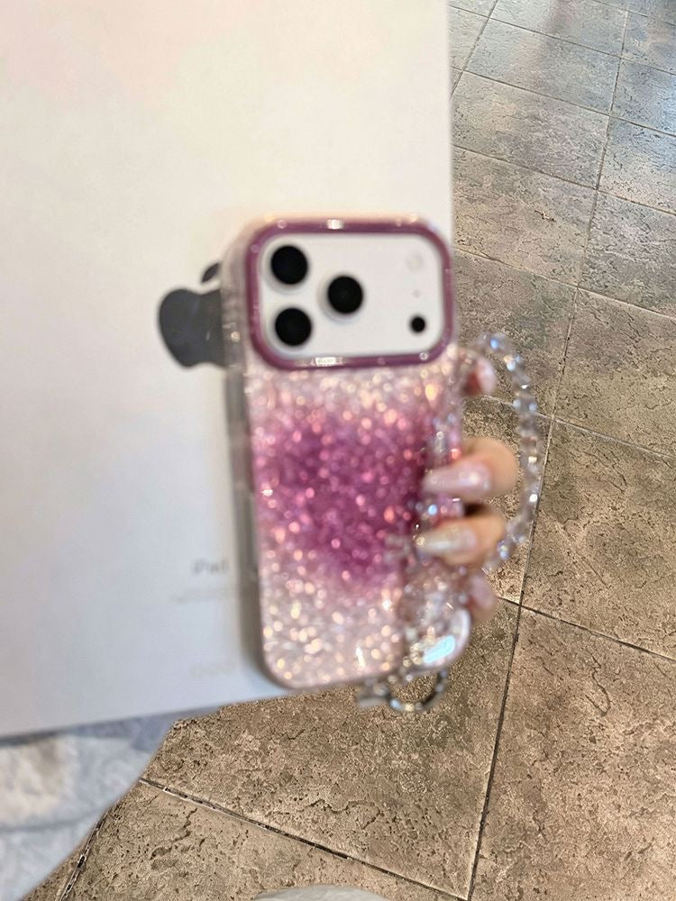 Purple Gradient Love Pattern Case For iphones
