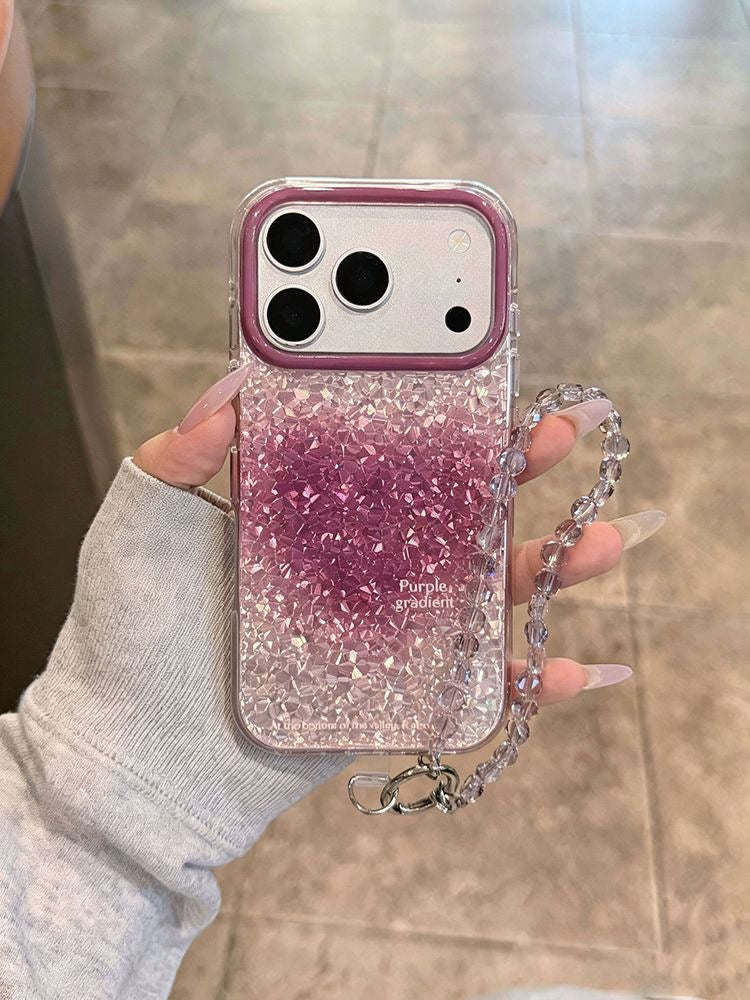 Purple Gradient Love Pattern Case For iphones
