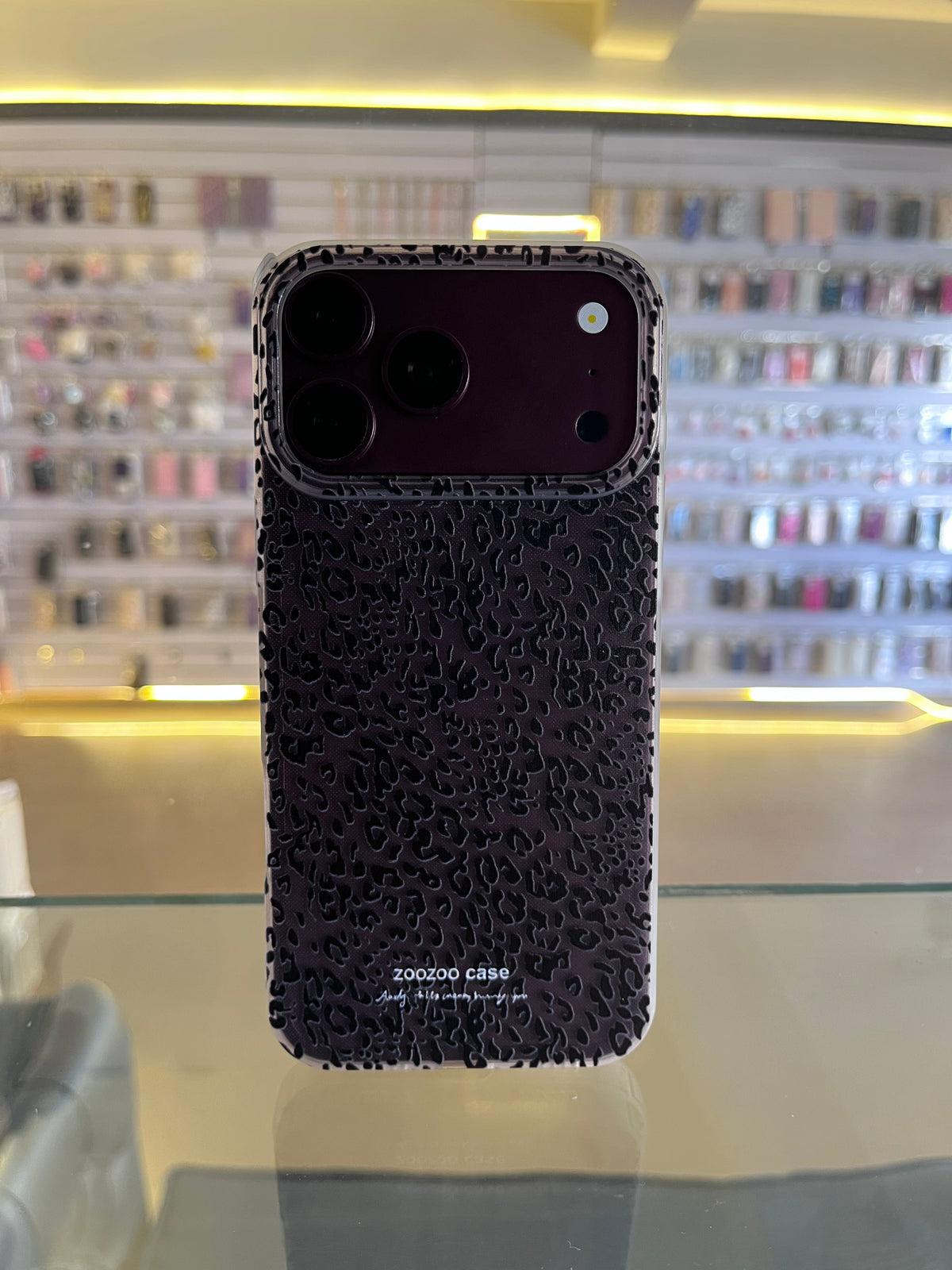 Grey Leopard Print Case For iphones