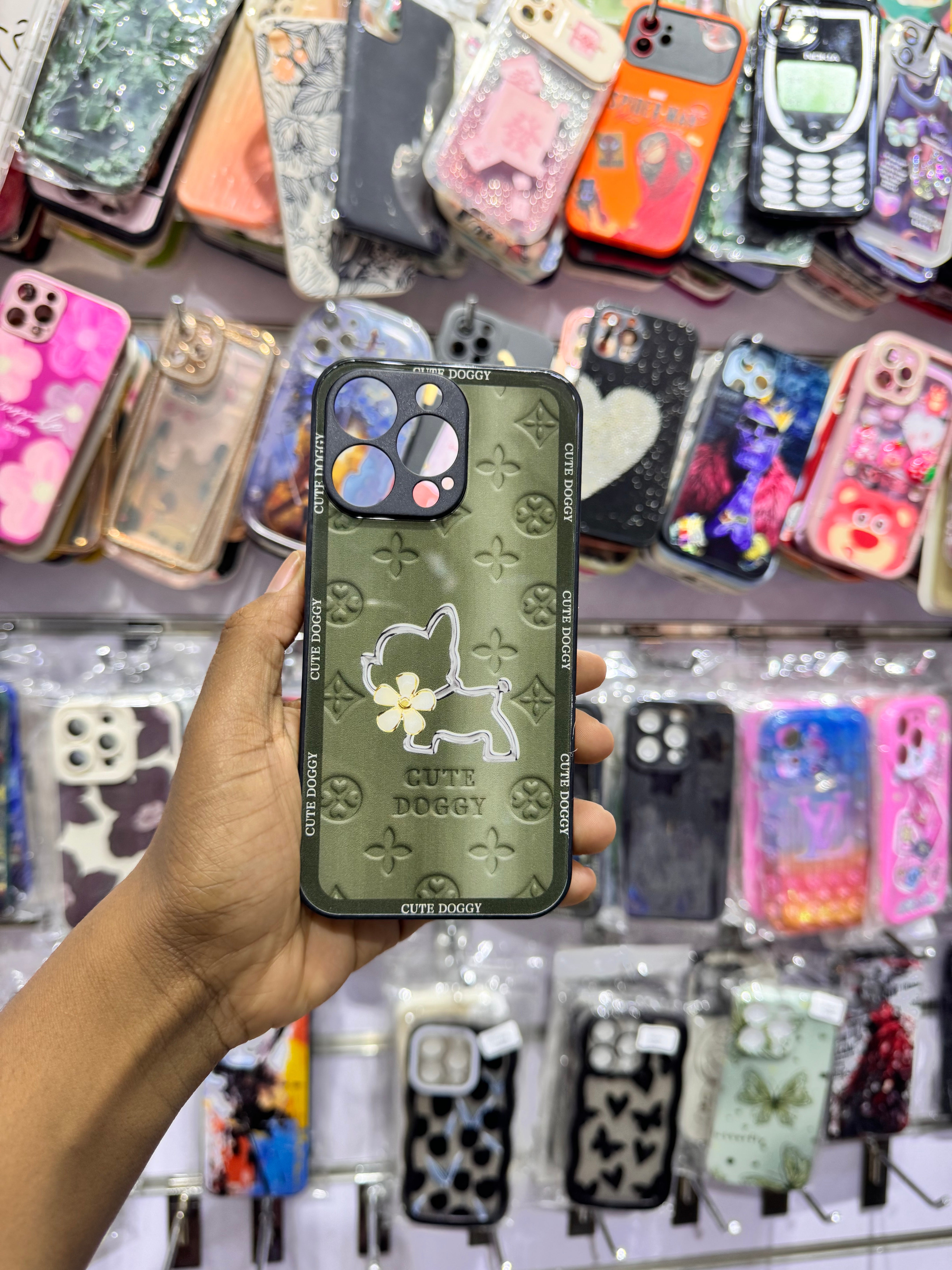 Green Doggy Case For IPhone