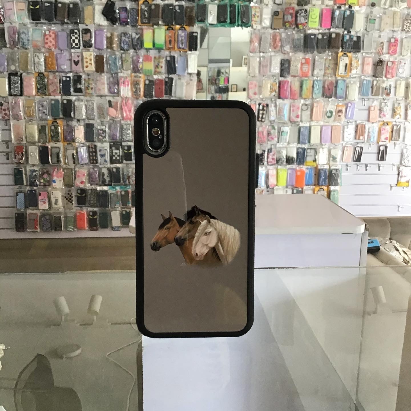 Gray Case For iPhone XS