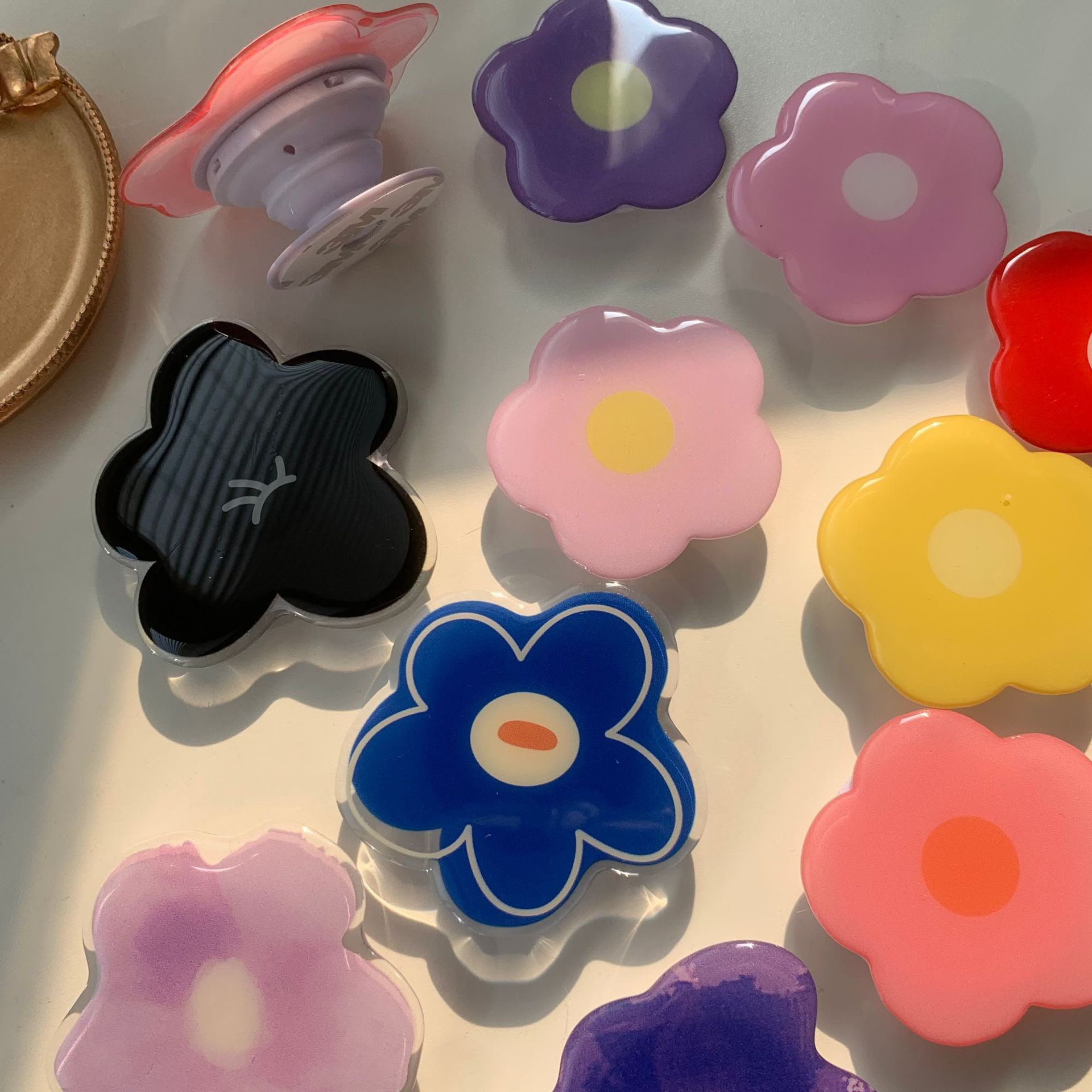 Colorful Flower phone Grip