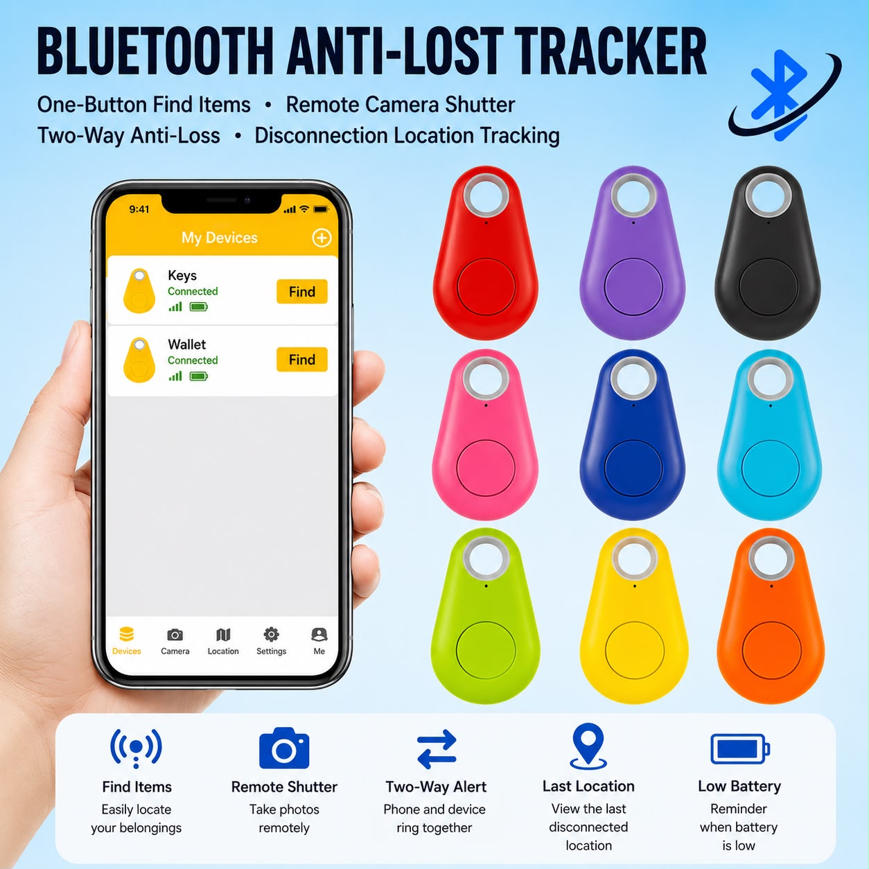 Bluetooth Anti-lost key Finder