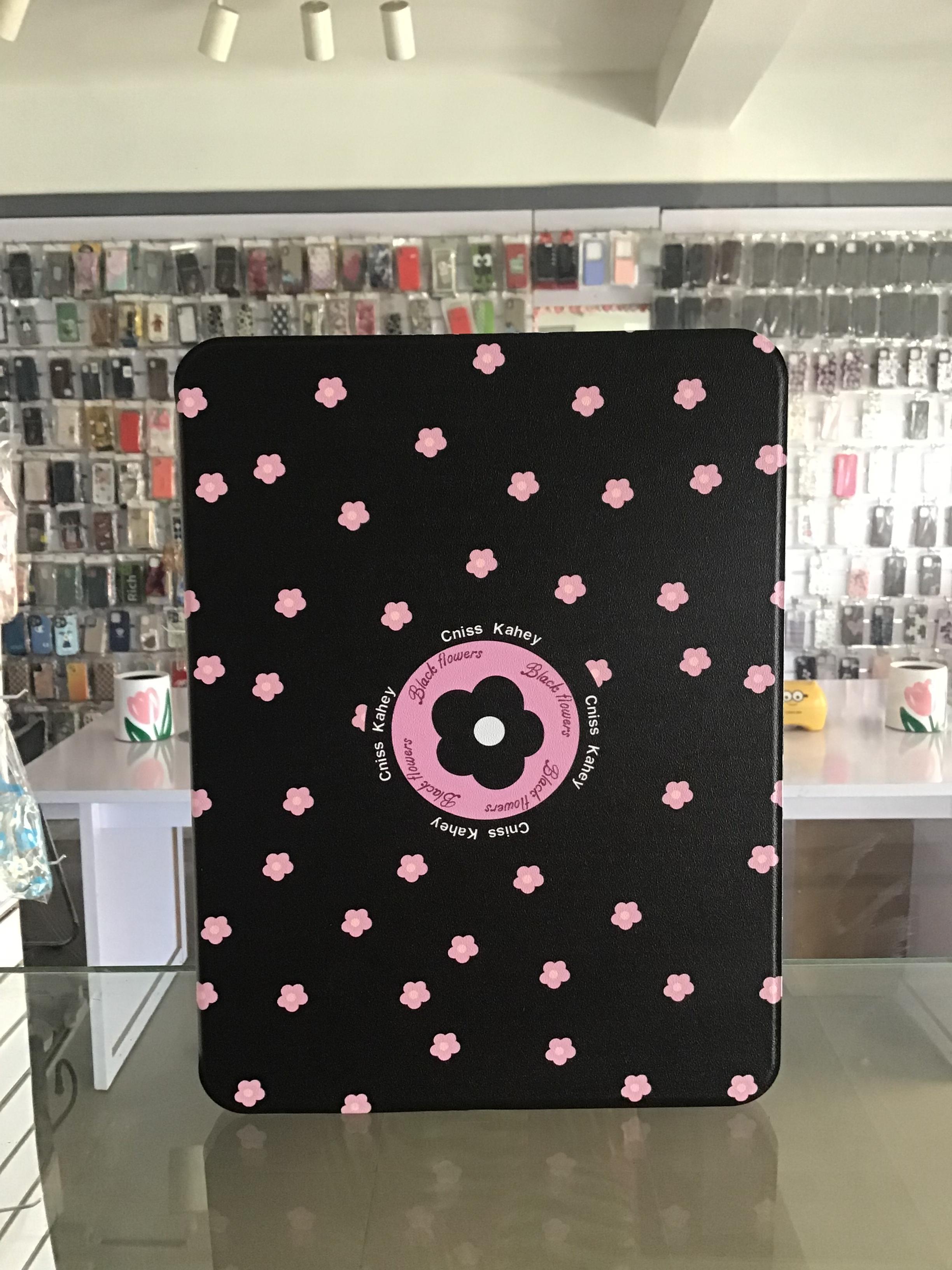 Black Floral iPad Case – Sleek & Stylish Protection