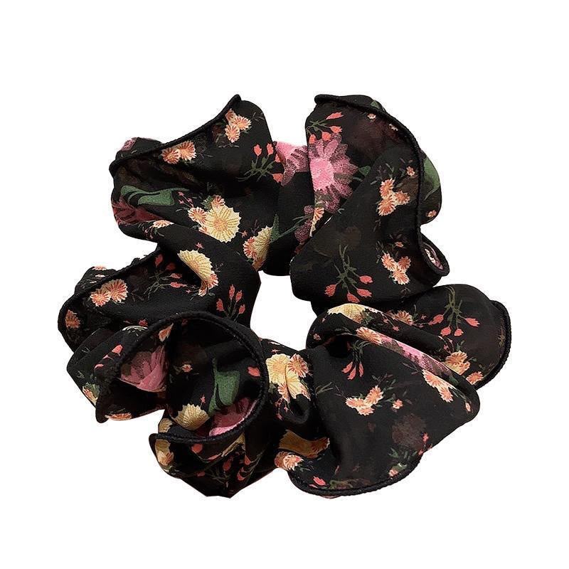 French Vintage Floral Scrunchie