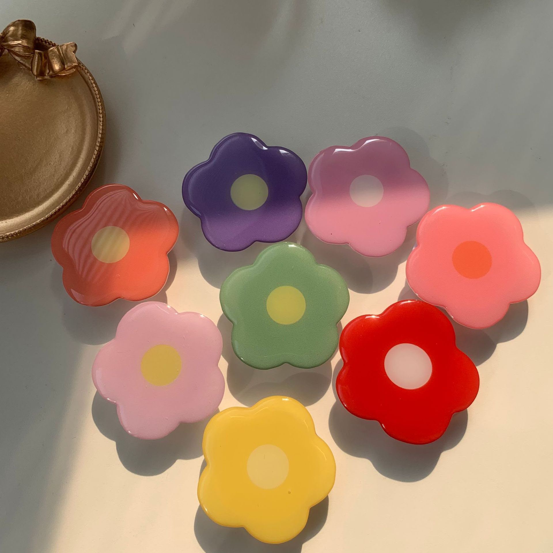 Colorful Flower phone Grip
