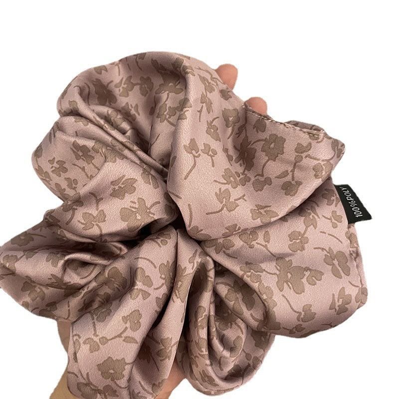 Oversized Floral Scrunchie