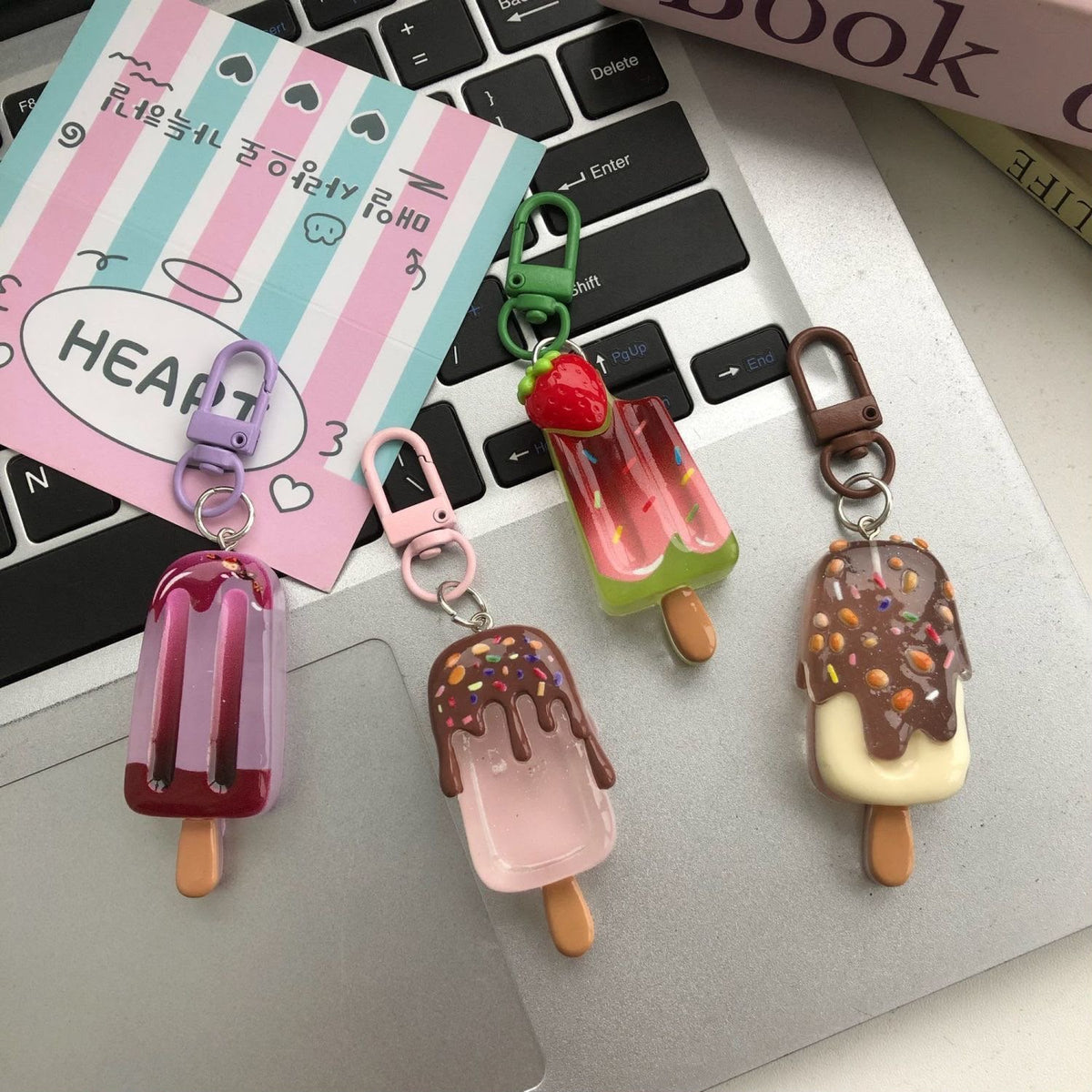 Ice-cream keychains