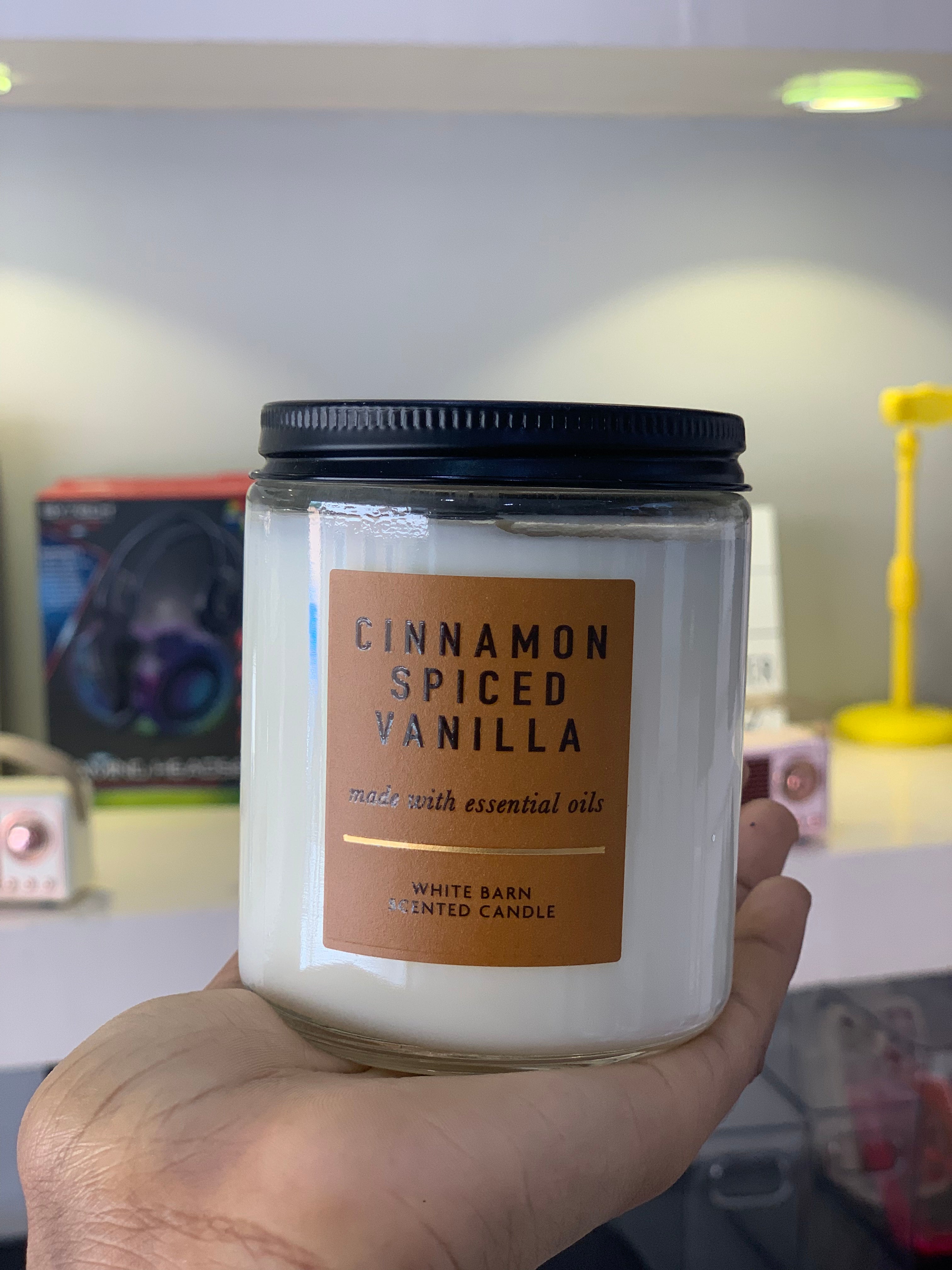 Cinnamon Spiced Vanilla Scented Candle