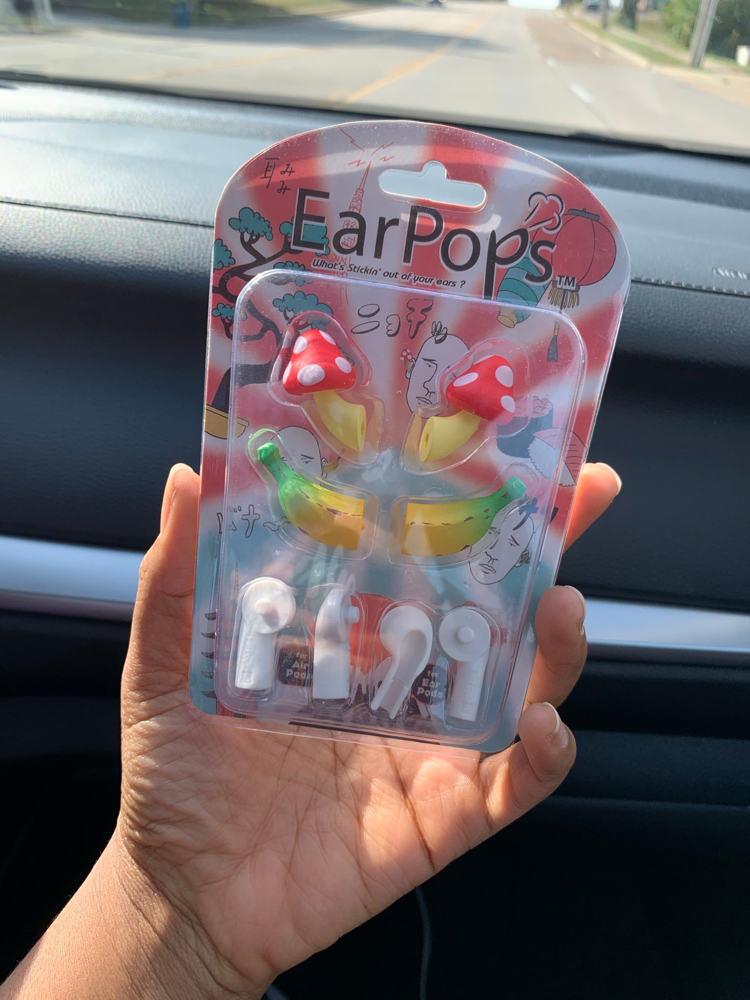 Banana/Mushroom Earpops For Airpods 1/2