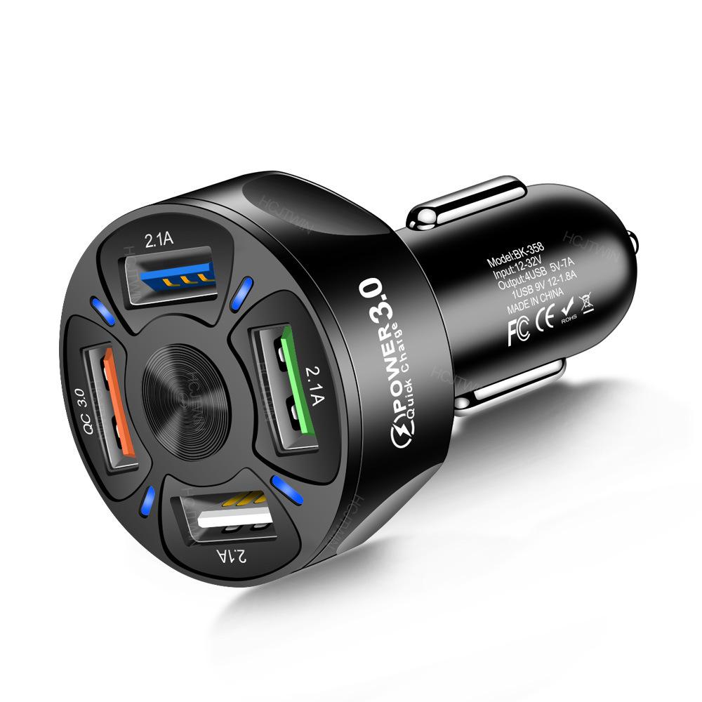 4 Port Car USB Charger