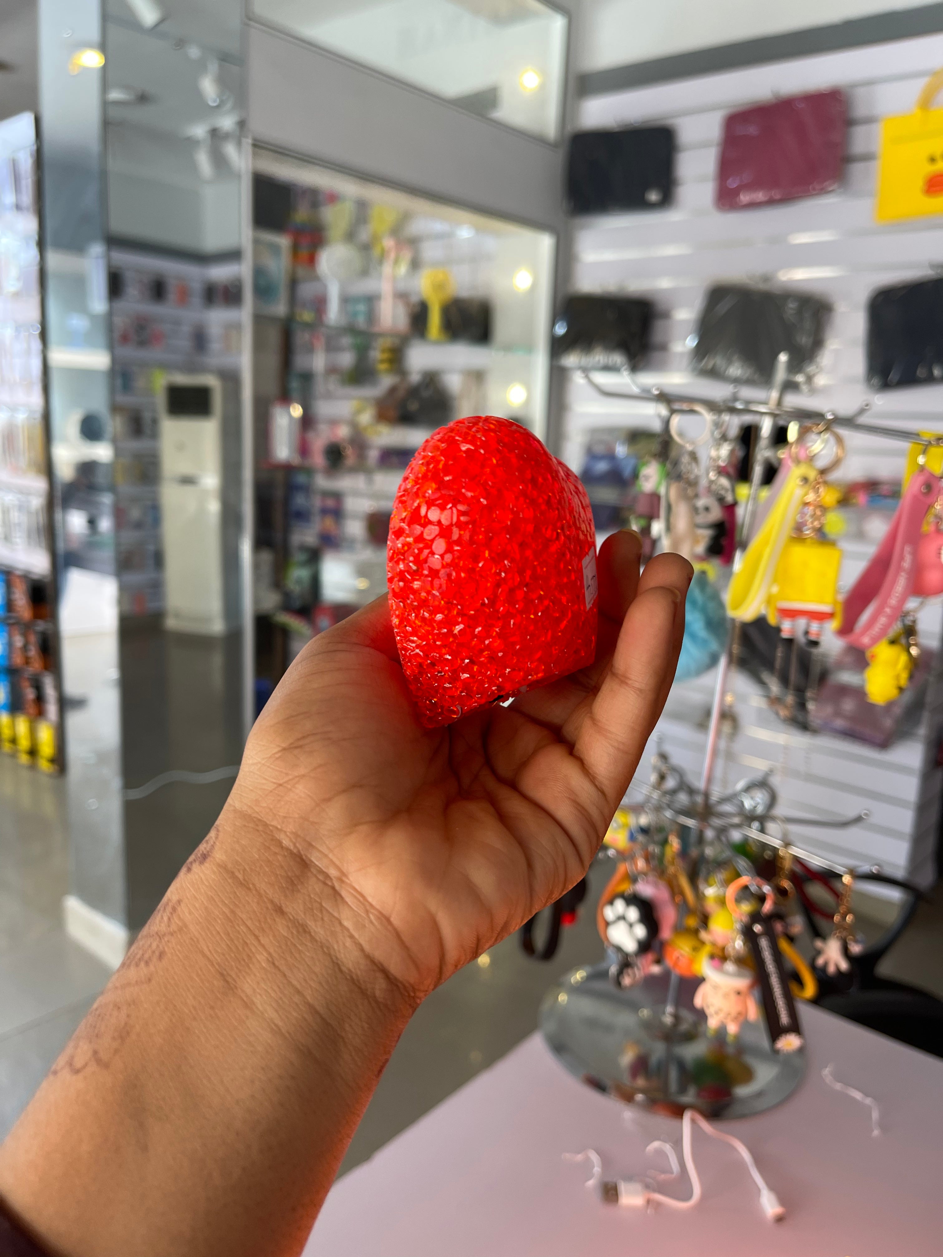 Red Heart shaped light