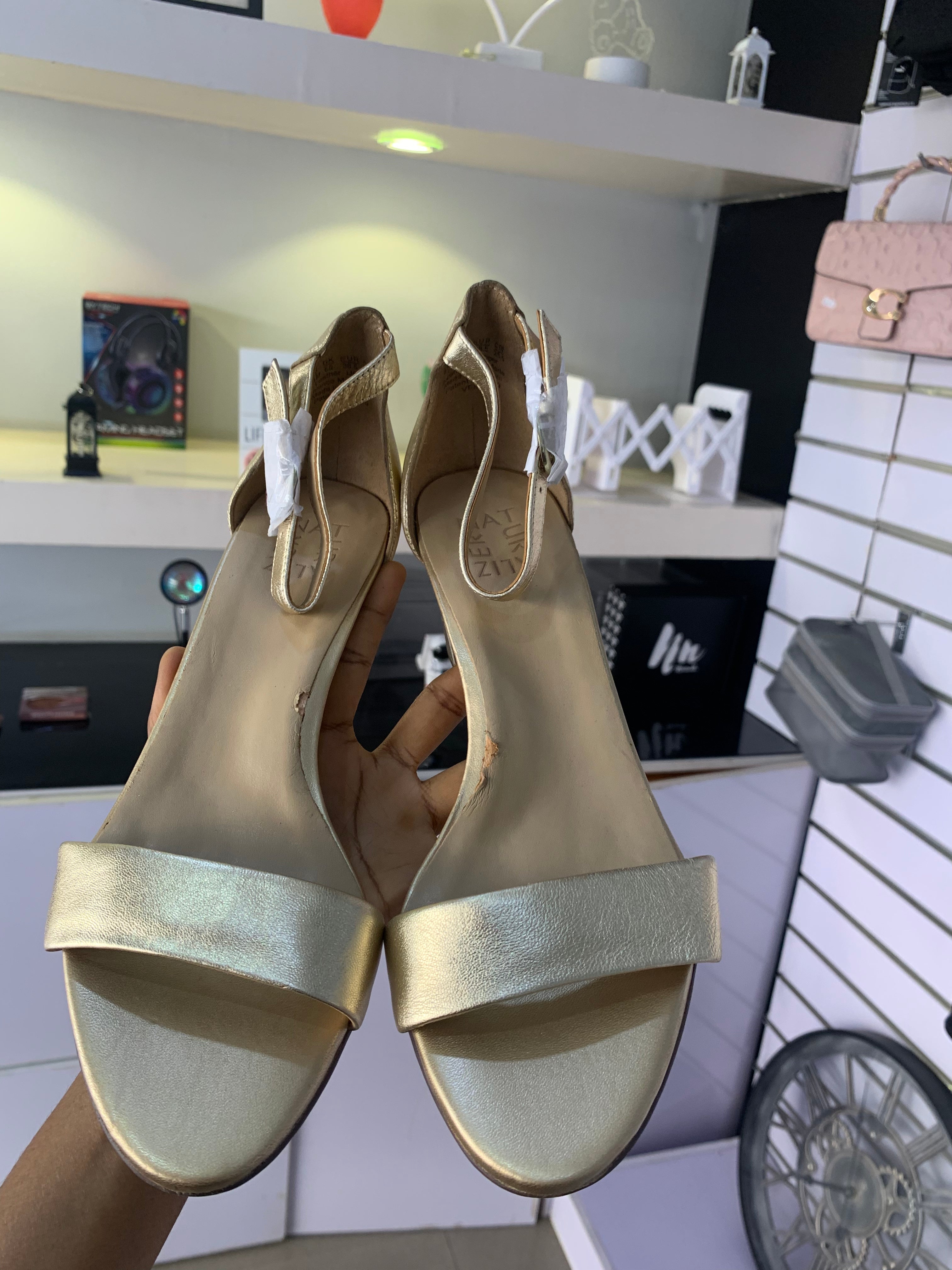 Gold High Heel  Size 38