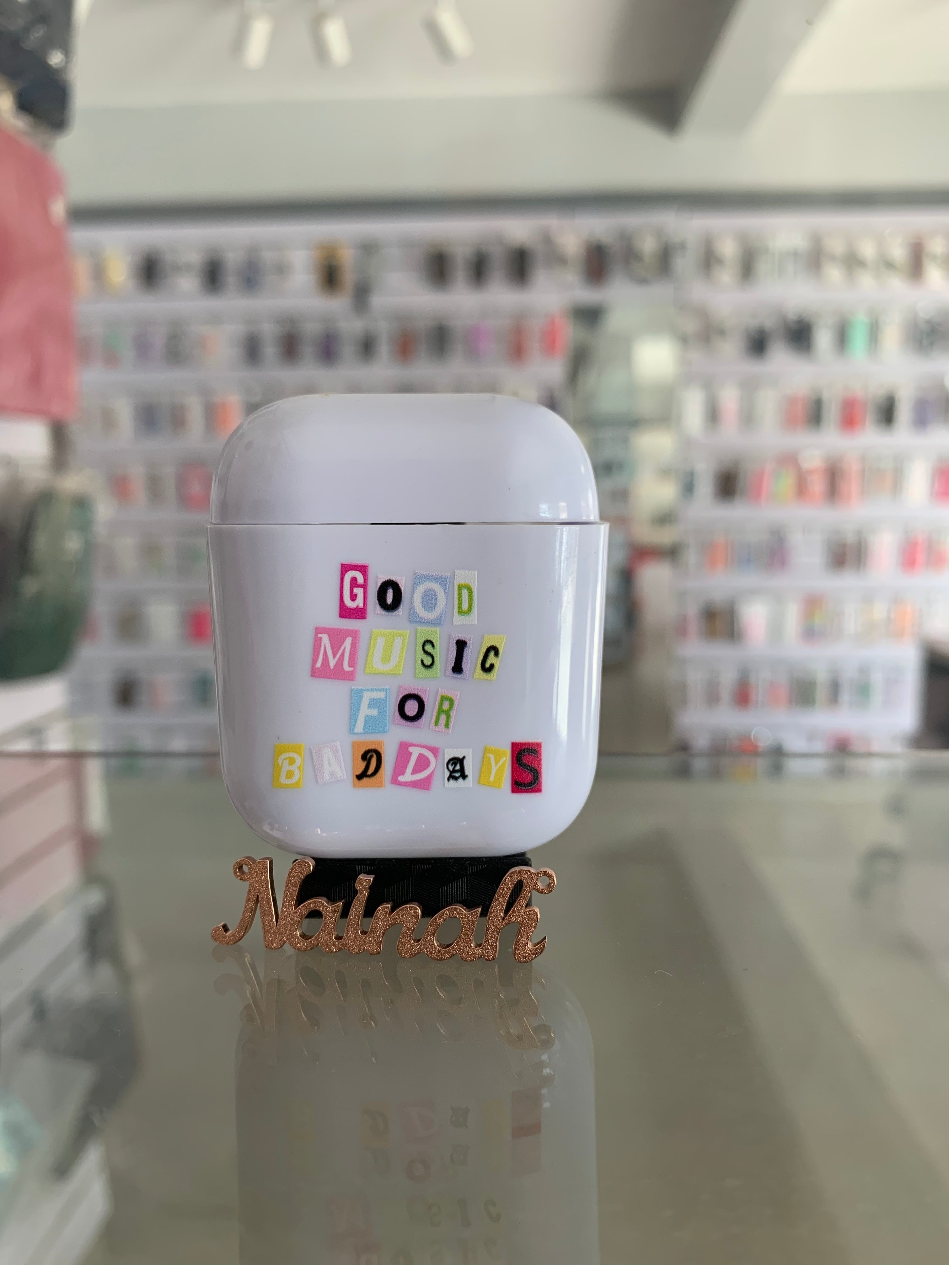 White Silicone AirPods 1/2 Case