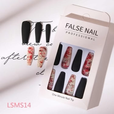 Mix Black False Nails