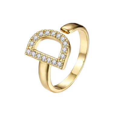 Initials Gold Rings